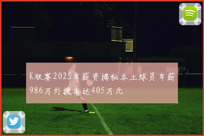 K联赛2025年薪资揭秘本土球员年薪986万外援高达405万元